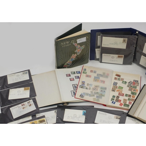 716 - Six albums of mixed World stamps and first day covers