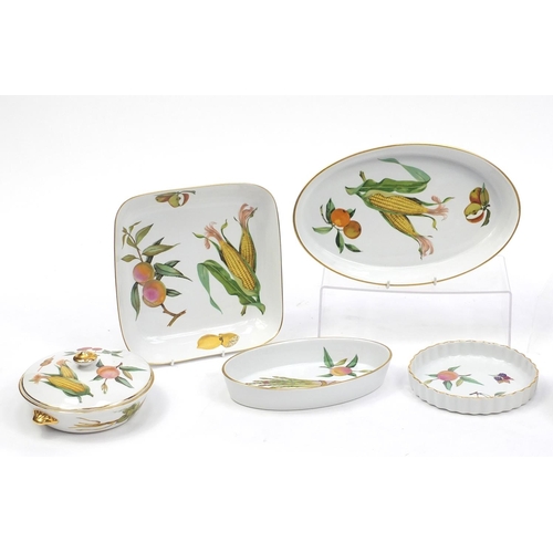 266 - Collection of Royal Worcester Evesham dinner ware