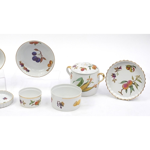 266 - Collection of Royal Worcester Evesham dinner ware