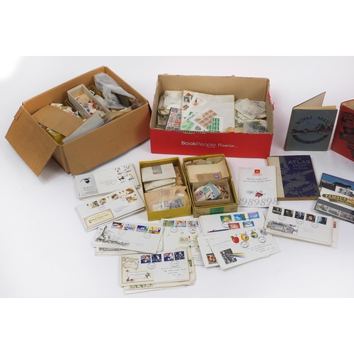 709 - Extensive collection of World stamps and first day covers