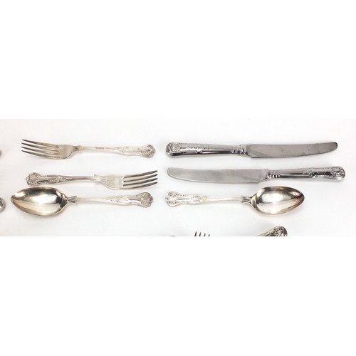 331 - Box of assorted silver plated cutlery