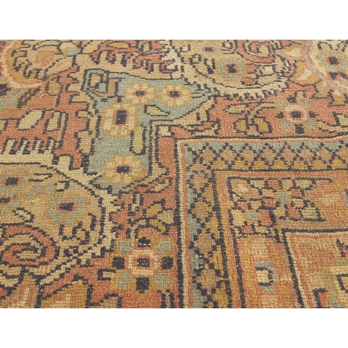 2003 - Good Rectangular Tehran design carpet having an all over floral design, 600cm x 375cm