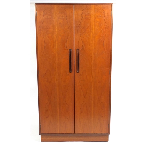89 - Vintage G-Plan teak two door wardrobe