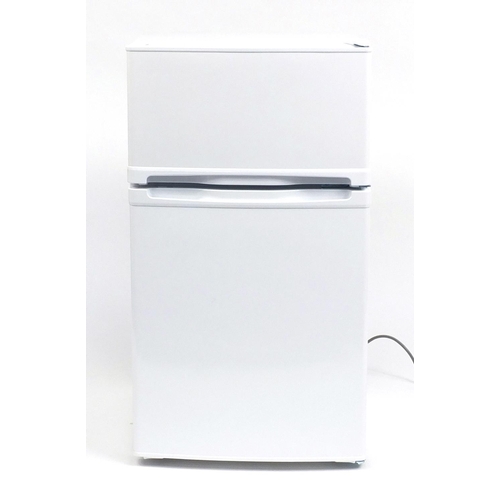 170 - Unbranded under counter fridge freezer, 84cm high