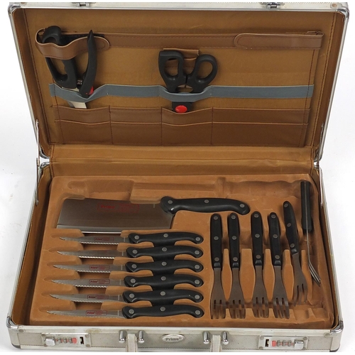 221 - Cased set of Prima cutlery