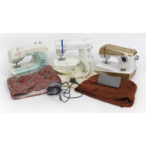 511 - Three electric sewing machines