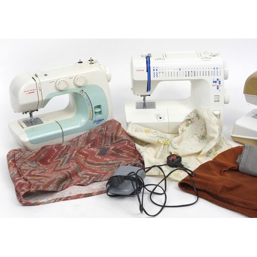 511 - Three electric sewing machines