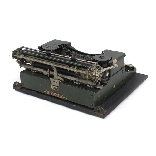 291 - Vintage Royal portable typewriter