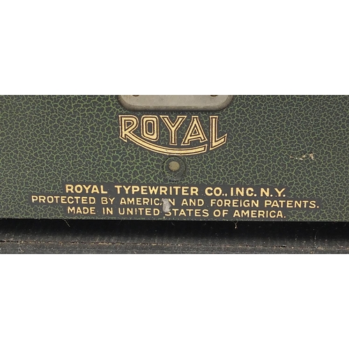 291 - Vintage Royal portable typewriter