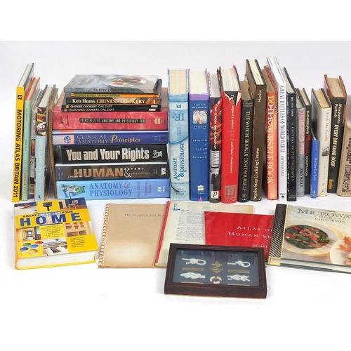 609 - Hardback books including cookery and anatomy examples