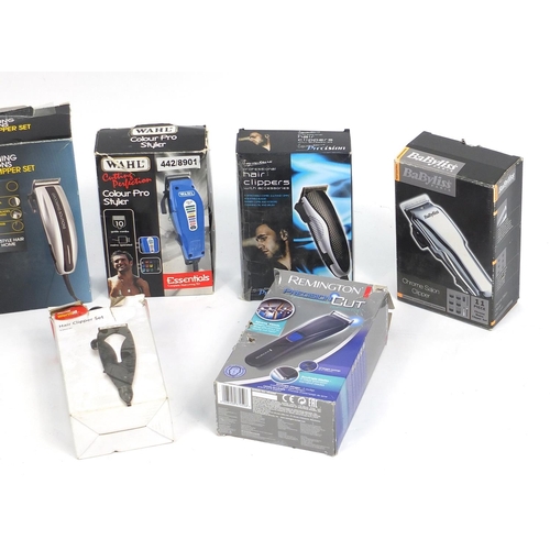 579 - Selection of boxed hair clippers