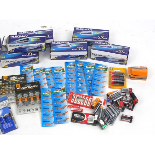 581 - Large selection of as new batteries