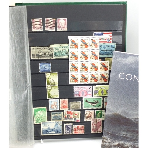 703 - Assorted World stamps, arranged in albums including some mint and unused