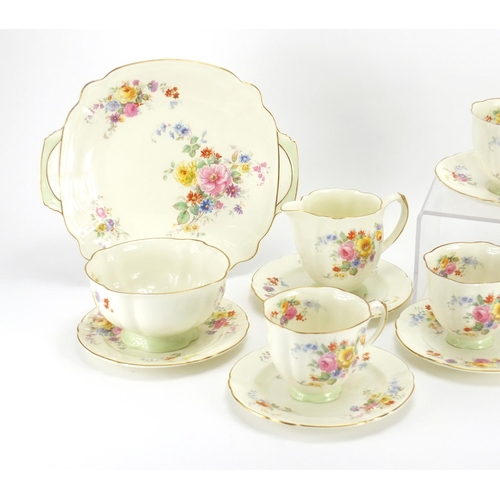 2173 - Royal Doulton Maytime part tea service, numbered 2337, each cup 8cm high