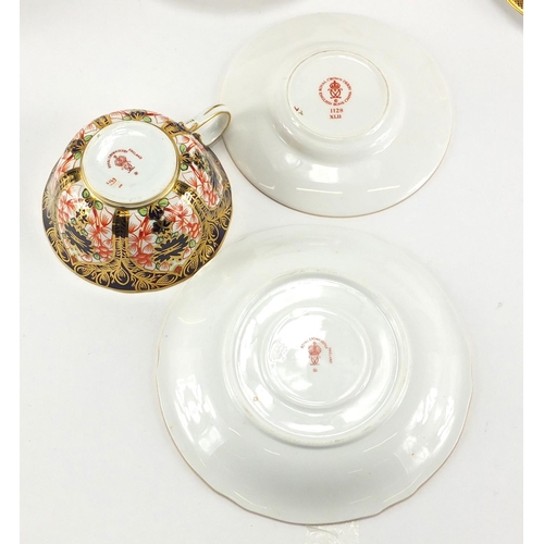 2268 - Royal Crown Derby old Imari coffee and teaware, including coffee cans and saucers & tea cups and sau... 