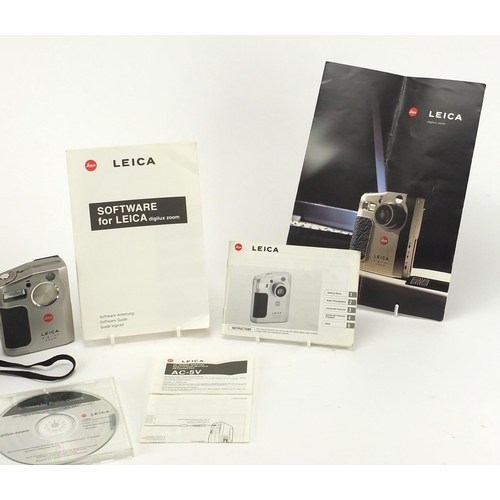 2199 - Leica Digilux zoom camera with case and equipment