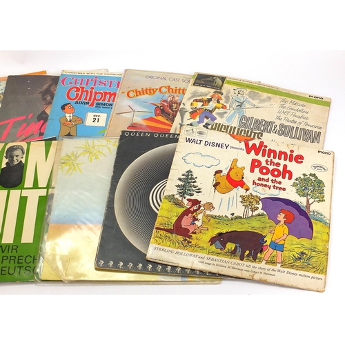 239 - Film soundtrack vinyl LP's including Chitty Chitty Bang Bang, The Jungle Book and Winnie The Pooh