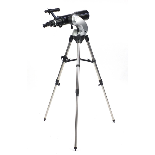2058 - Sky-Watcher telescope with stand and accessories, with fitted case, 138cm high