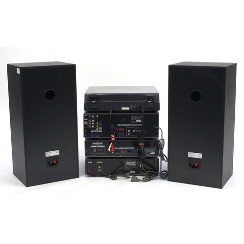 231 - Sony separates hi-fi stacking system with speakers, the amplifier model LBT-D609