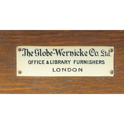 2002 - Globe Wernicke five section glazed bookcase, 151cm H x 85cm W x 27cm D