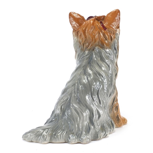 2135 - Large Beswick Yorkshire Terrier, numbered 2577, 25.5cm high