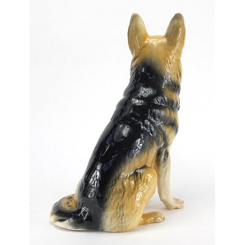 2132 - Large Beswick German Shepherd, numbered 2577, 36cm high