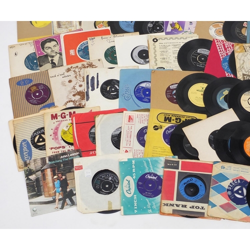 2637 - 7inch singles including The Beatles and The Animals