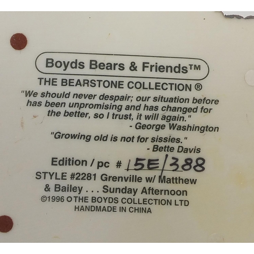 2179 - Boyds Bears and Friends, various models, the largest 12cm high