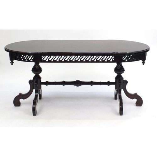 85 - Sorrento style coffee table, 54cm H x 120cm W x 60cm D