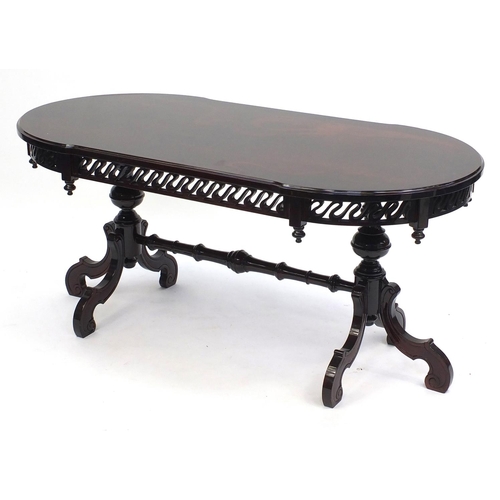 85 - Sorrento style coffee table, 54cm H x 120cm W x 60cm D