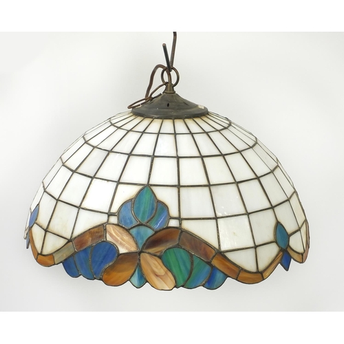 66 - Tiffany design lampshade, 50cm in diameter