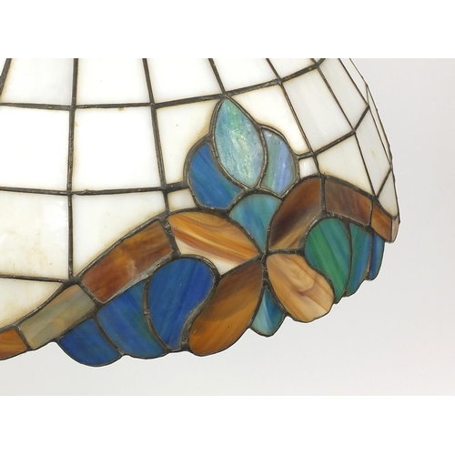 66 - Tiffany design lampshade, 50cm in diameter