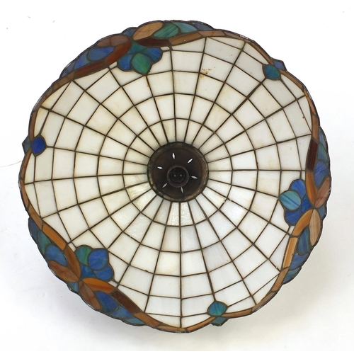 66 - Tiffany design lampshade, 50cm in diameter