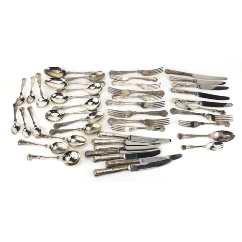 184 - Group of Sheffield silver plated cutlery