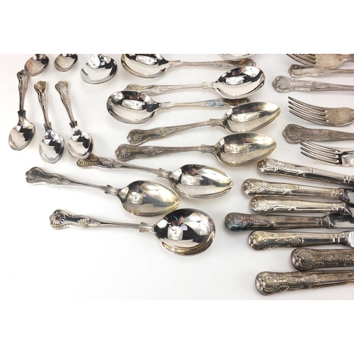 184 - Group of Sheffield silver plated cutlery