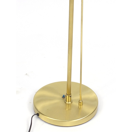 132 - Floor standing adjustable reading lamp