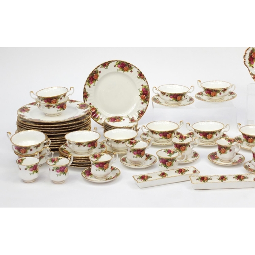 2063 - Royal Albert Old Country Roses dinner and teawares including dinner plates, cup and saucers etc