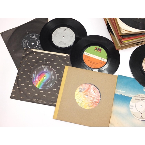 2767 - 1970's 45RPM vinyl including Earth, Wind and Fire