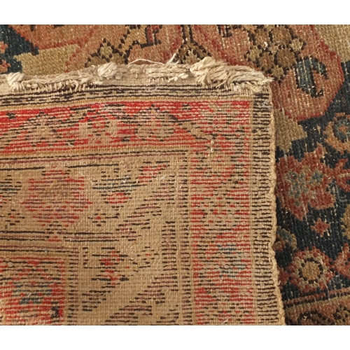 2064 - Rectangular North West Persian Herati design carpet runner, 301cm x 110cm