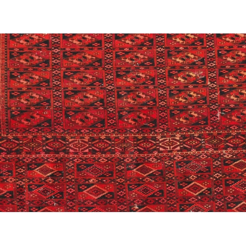 2053 - Rectangular Persian rug, 124cm x 72cm