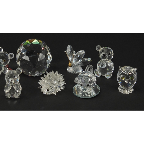 599 - Crystal animals including Swarovski