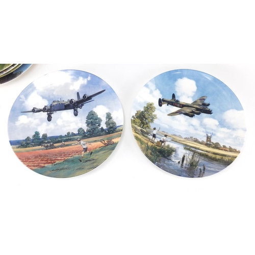 855 - Royal Doulton Military aviation collectors plates