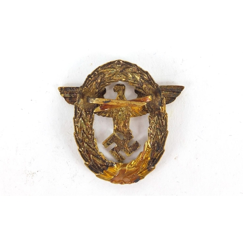 896 - German Military interest Nazi style badge