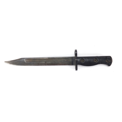 904 - German Military interest bayonet, impressed marks to the handle, 30cm in length