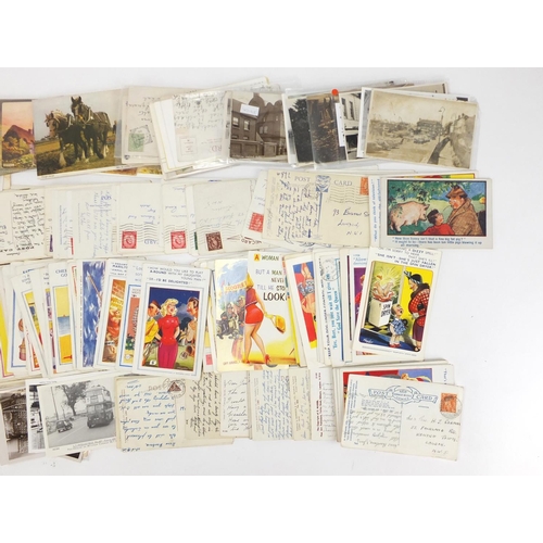 833 - Comical postcards including Donald McGill and Taylor