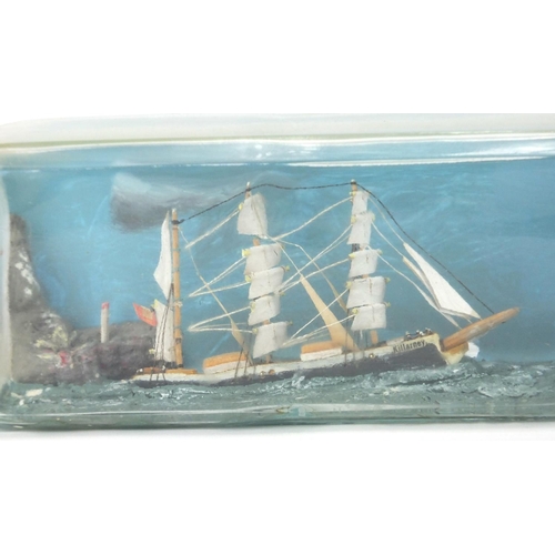 204 - Two model ships in bottles