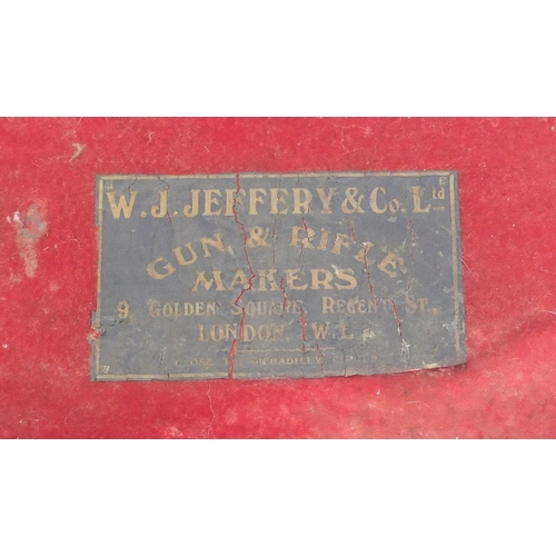 913 - Canvas W.J. Jeffery & Co gun case