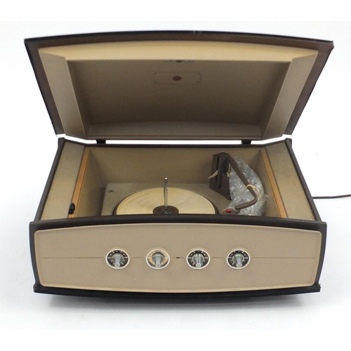 2044 - Vintage Pye record player, model 1005, 56.5cm wide