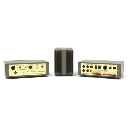 2045 - Quad audio equipment, Quad 303 amplifier, FM 3 tuner and 303 power amplifier