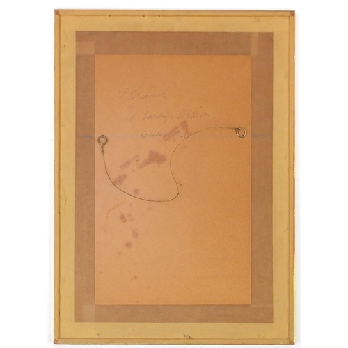 481 - Abstract composition, pencil signed limited edition etching in colour, mounted and framed, 32cm x 22... 